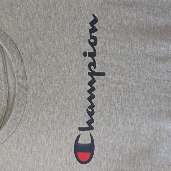 CHAMPION BRAND SIGNATURE BOYS GRAY SHORT SLEEVE TEE-SHIRT SIZE MEDIUM 10-12 - Picture 3 of 11